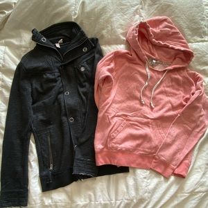 Element coat and hoodie